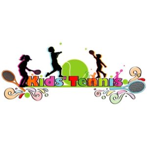 Happy world tennis day with kids tennis