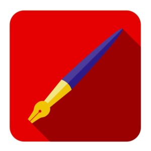 Ink pen text editor