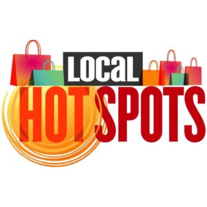 Local hot spots with shopping bags