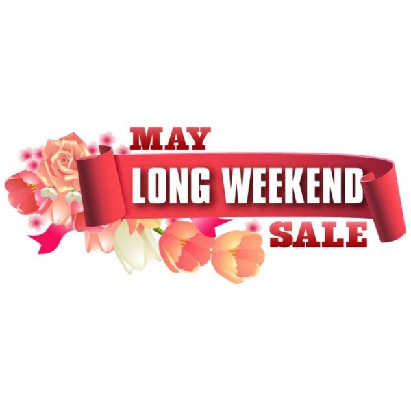 May month long weekend sale