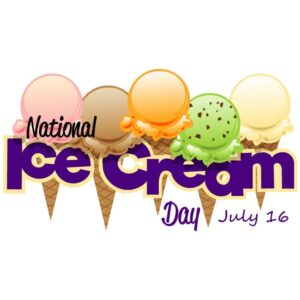 National ice cream day