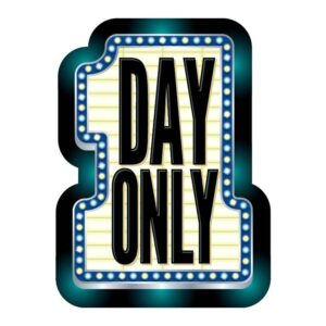 One day only