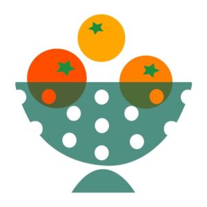 Oranges Colander