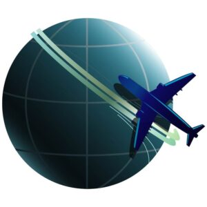 Plane Globe