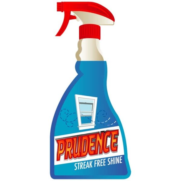Prudence streak free shine bottle