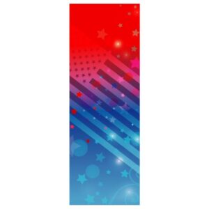 Red blue white united states flag banner