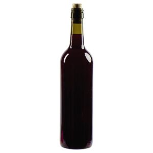 Red wine bottle