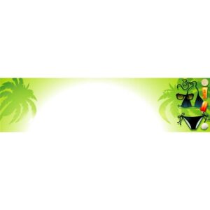 Set of summer beach holiday banner with copy space