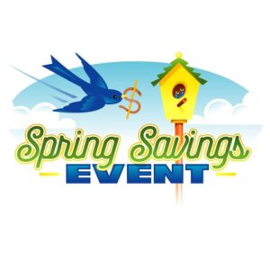 Spring savings event