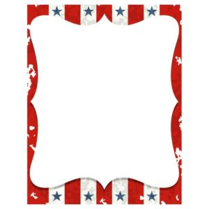 Stars stripes frame