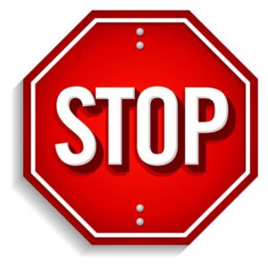 Stop sign