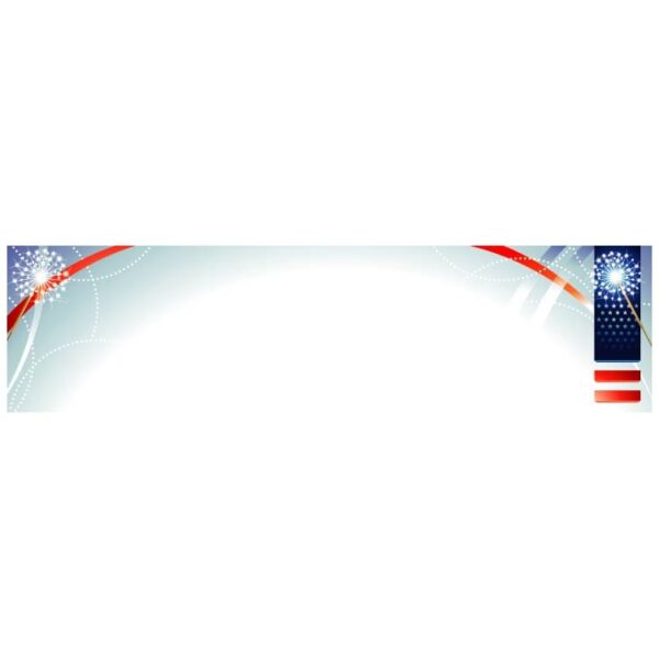 United states celebration banner with copy space
