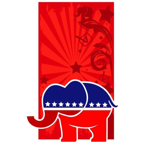 Voting wallpaper red elephant symbol sign emblem