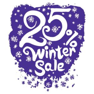 25 percent winter sale