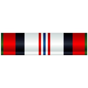 Afghanistan war service ribbon bar or Afghanistan campaign ribbon