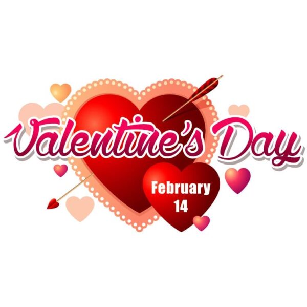 Arrow puns heart happy valentines day february 14