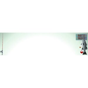 Bait and tackle fish banner