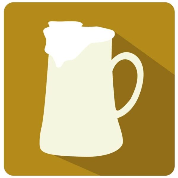 Beer mug icon alcohol drink