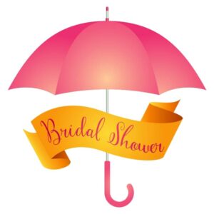 Bridal shower umbrella