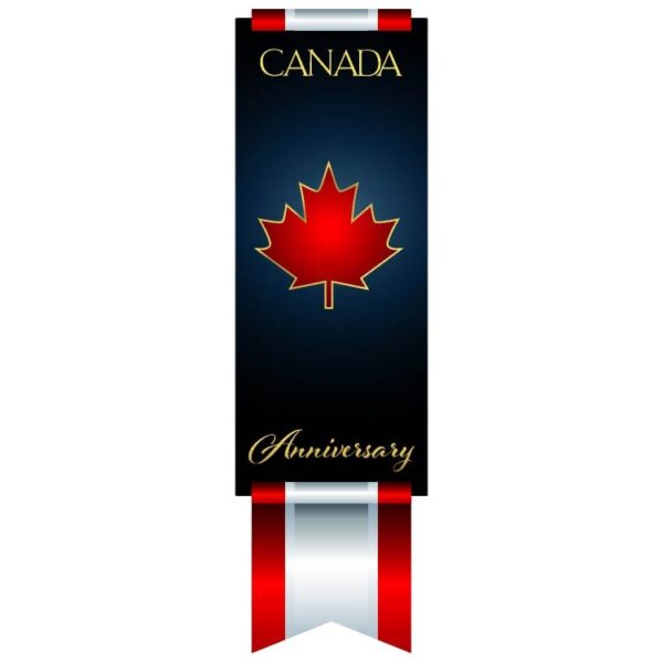 Canada anniversary or canada day maple leaf canada flag