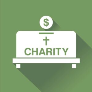 Charity box icon