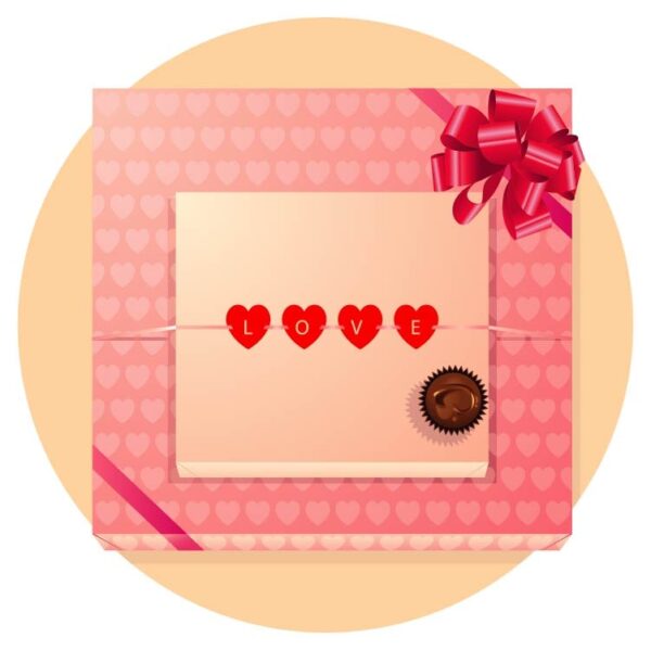 Chocolate day valentine day love gift