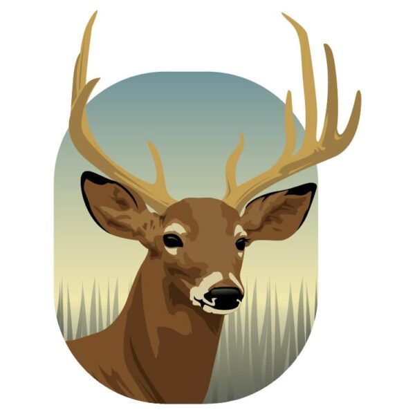 Deer head animal icon