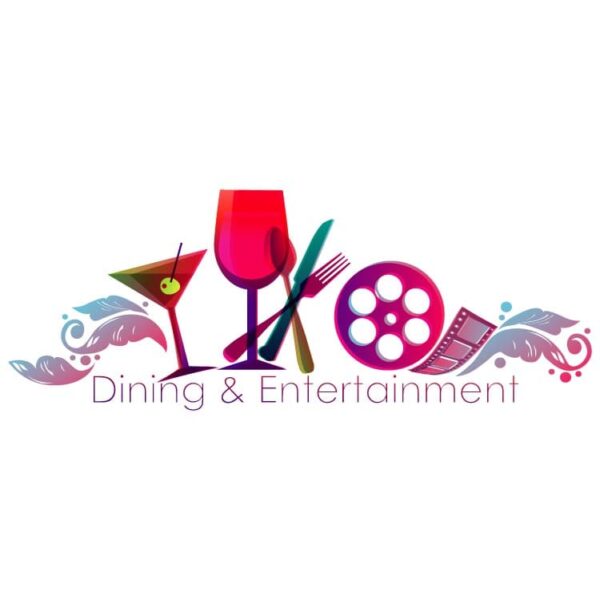Dining and Entertainment concept with flourish