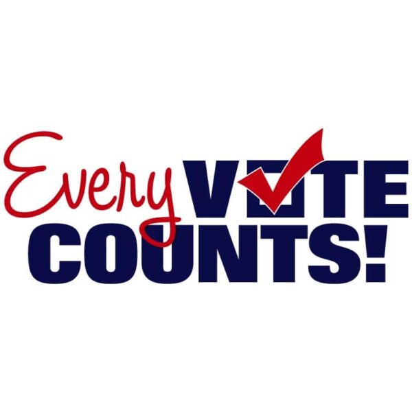 Every vote counts