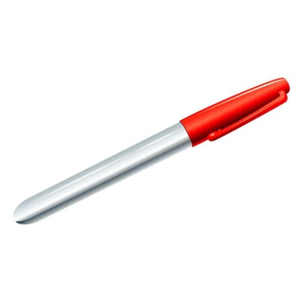 Fountain pen with red cap
