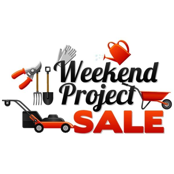 Gardening groundworks tools Weekend project sale