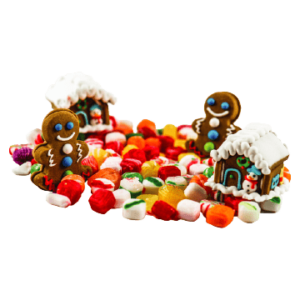 Gingerbread man house or Decoration candy house