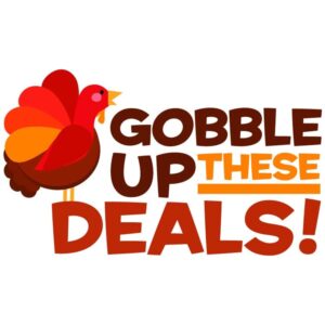 Gobble up these deals with turkey theme