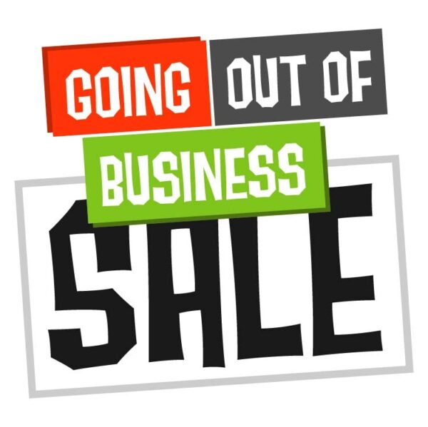 Going out of business sale