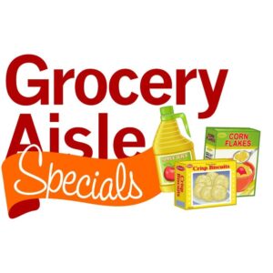 Grocery aisle specials