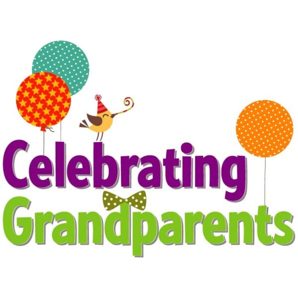 Happy grandparents day with celebration grandparents day theme