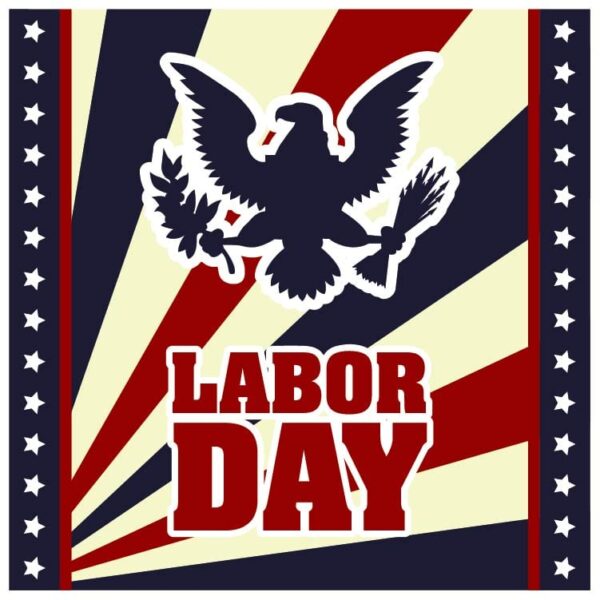 Happy labor day USA celebration
