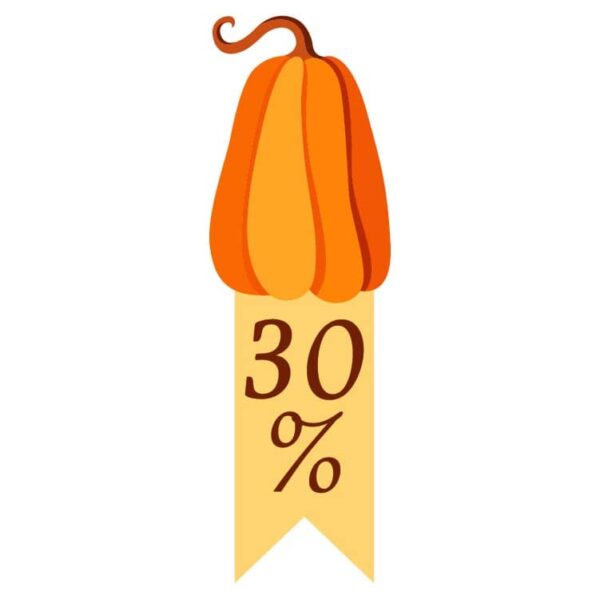 Happy thanksgiving day sale on 30 percent discount