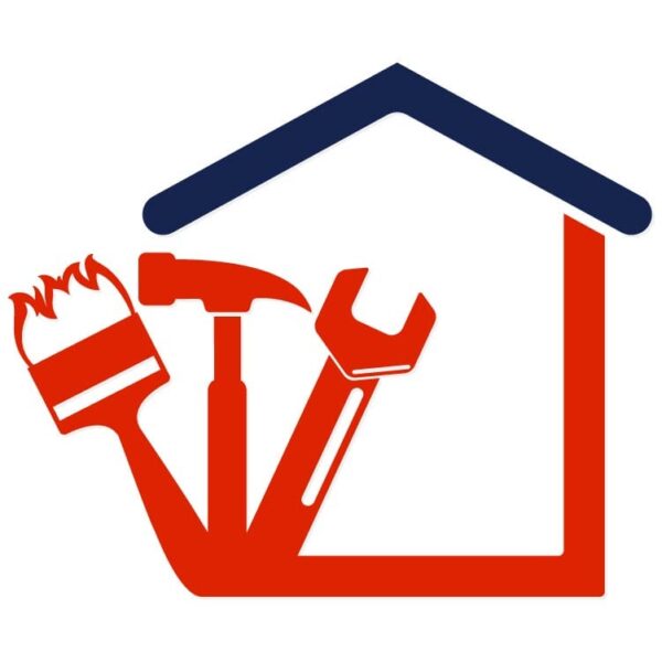 Home repair and renovation with the tool symbol