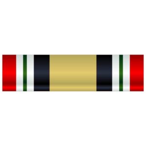 Iraq service ribbon or military or US army Iraq campaign ribbon