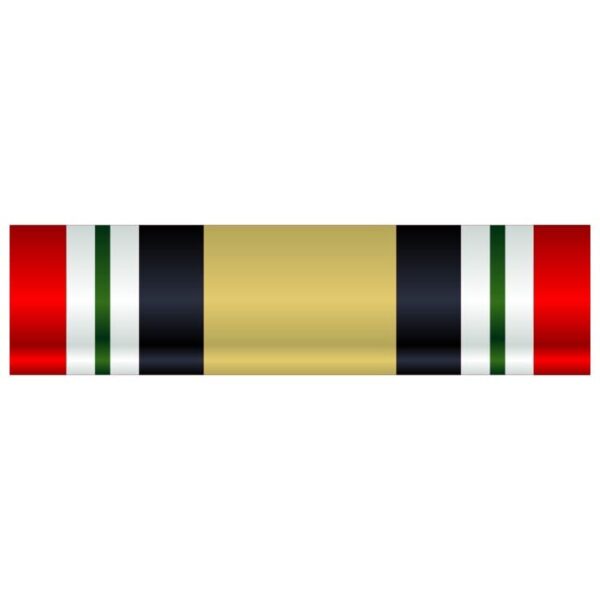 Iraq service ribbon or military or US army Iraq campaign ribbon
