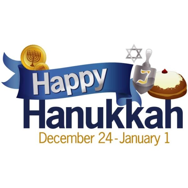 Jewish holiday happy hanukkah greeting card traditional happy chanukah