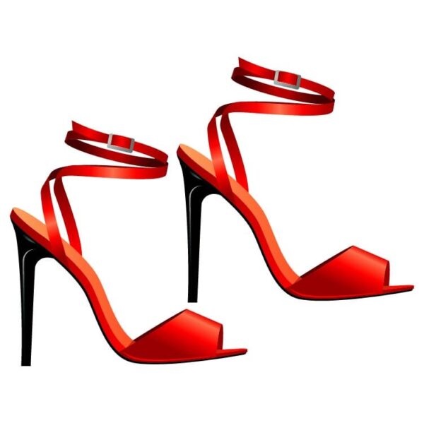 Ladies high heel sandal