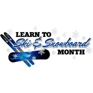 Learn to ski and snowboard month