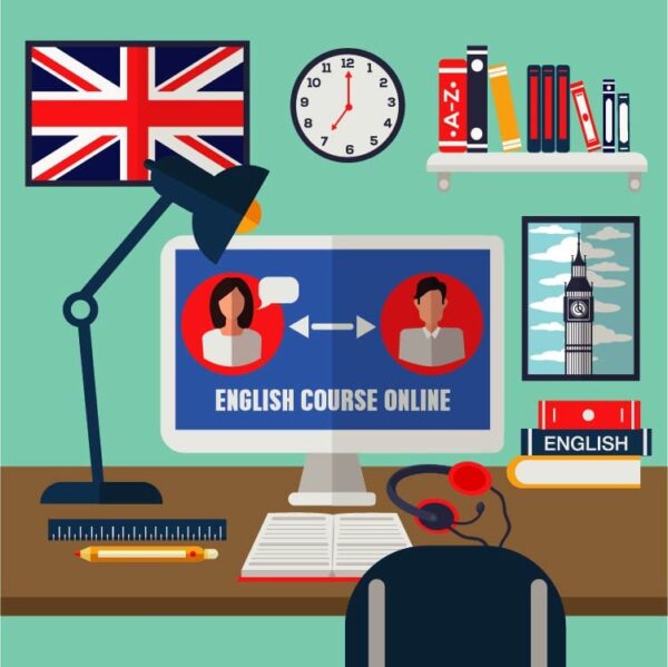 Learning english online language school education