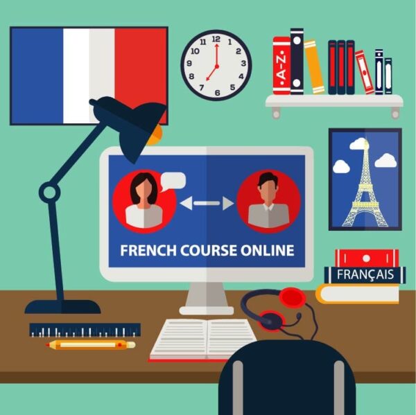 Learning french course online language school education