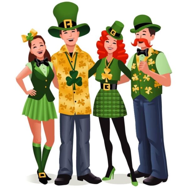 Leprechaun female and male group