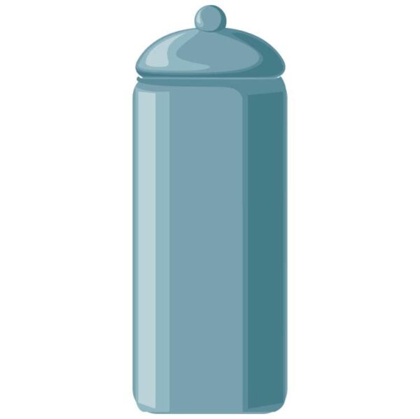 Light blue color jar