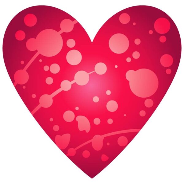 Love heart happy valentines day icon