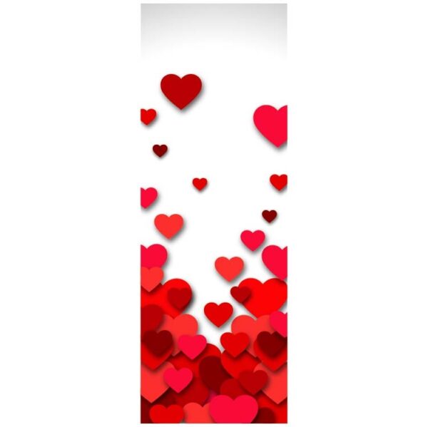 Love heart valentine day banner